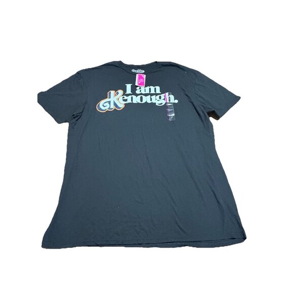 Barbie the movie Other - Men's Barbie “I am KENOUGH" Short Sleeve Graphic T-Shirt - Black 100% Cotton XXL